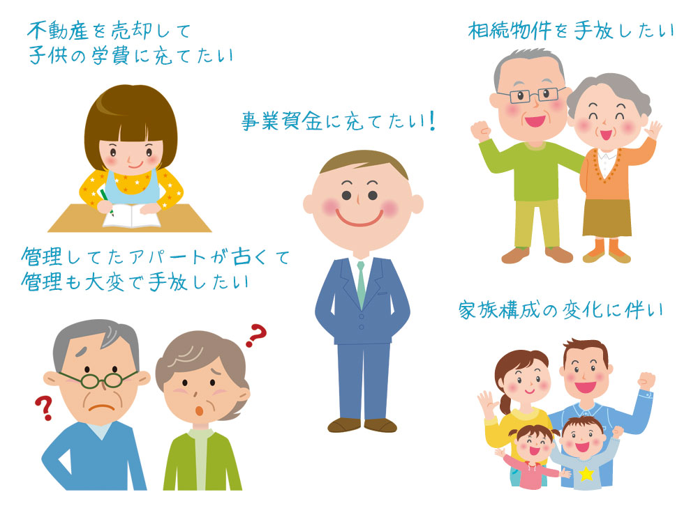 不動産を早く現金化したい理由